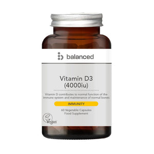 Balanced Vitamin D3 4000iu 60 Veggie Caps